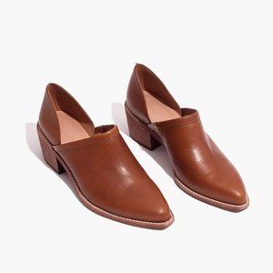 madewell brady lowcut bootie in english saddle